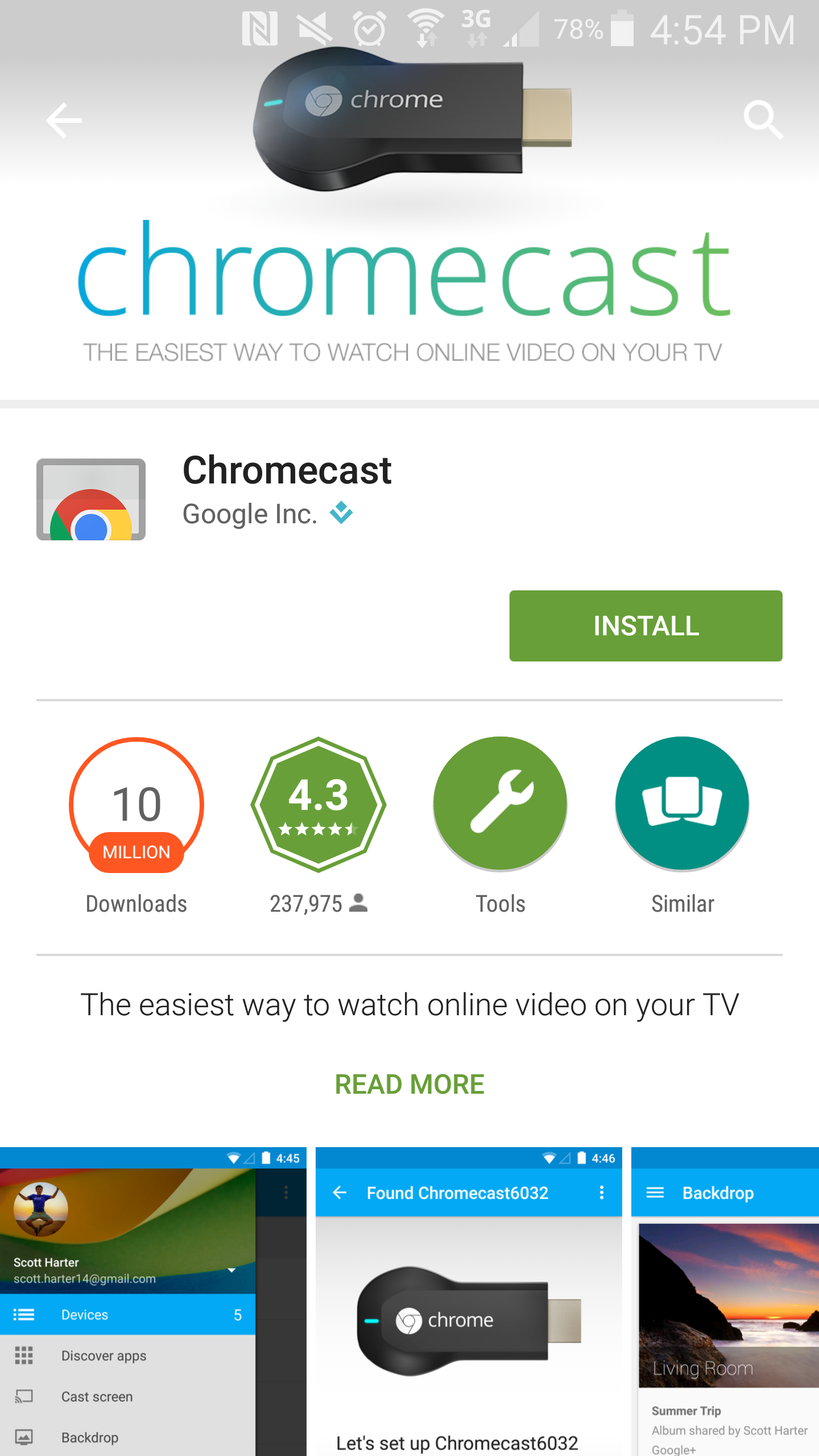 chromecast extension download